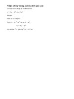 Bài 20 trang 12 sgk toán 8 tập 1