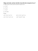 Bài 65 trang 28 sgk toán 6 tập 1