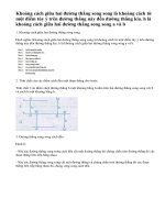 Lý thuyết đường thẳng song song với một đường thẳng cho trước