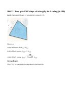 Bài 22 trang 122 sgk toán lớp 8 tập 1