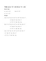 Bài 25 trang 12 sgk toán 8 tập 1