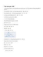 Bài 17 trang 63 sgk toán lớp 7- tập 2