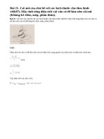 Bài 21 trang 118 - Sách giáo khoa toán 9 tập 2