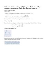 Lý thuyết. Định lí TaLet trong tam giác