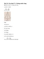 Bài 19 trang 114 - Sách giáo khoa toán 7 tập 1