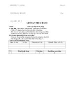 Thực tập Sư phạm Làm giáo án