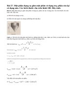 Bài 27 trang 119 - Sách giáo khoa toán 9 tập 2