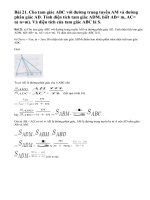 Bài 21 trang 68 - Sách giáo khoa toán 8 tập 2