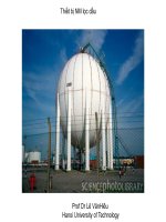 Thiết bị nhà máy lọc hóa dầu - tank chứa