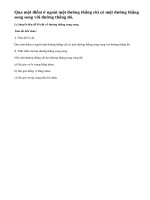 Lý thuyết tiên đề Ơ-clit về đường thẳng song song