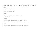 Bài 92 trang 95 sgk toán 6 tập 1