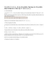 Lý thuyết tập hợp các số tự nhiên