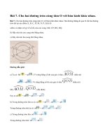 Bài 7 trang 69 sgk toán lớp 9 tập 2