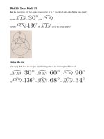 Bài 16 trang 75 sgk toán lớp 9 tập 2