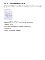 Bài 19 trang 75 sgk toán lớp 9 tập 2