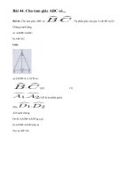 Bài 44 trang 125 - Sách giáo khoa toán 7 tập 1