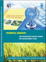 Technical guidance mainstreaming climate change