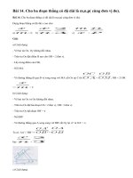 Bài 14 trang 64 - Sách giáo khoa toán 8 tập 2