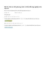 Bài 22 trang 47 sách giáo khoa toán 8 tập 2