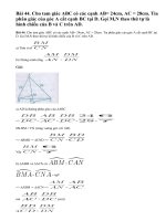 Bài 44 trang 80 - Sách giáo khoa toán 8 tập 2