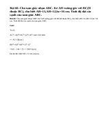 Bài 60 trang 133 - Sách giáo khoa toán 7 tập 1