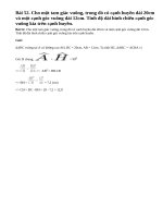 Bài 52 trang 85 - Sách giáo khoa toán 8 tập 2