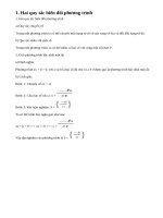 Lý thuyết phương trình bậc nhất một ẩn và cách giải