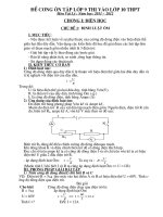 đề cương ôn tập lớp 9 thi vào lớp 10 THPT môn vật lý năm học 2011   2012 
