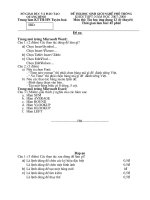 Download đề thi học sinh giỏi nghề THPT môn tin học năm 2008 huyện tuyên hóa 