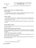 Đề luyện thi tốt nghiệp THPT môn văn số 19 + đáp án 