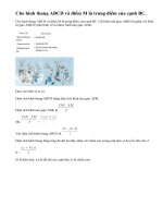 Lý thuyết về diện tích hình thang