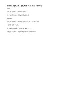 Bài 1 trang 177 sgk toán 5 tiết 172 luyện tập chung