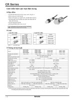 CẢM BIẾN TIỆM cận LOẠI điện DUNG CR SERIES 