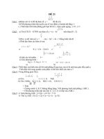 Tài liệu đề thi tốt nghiệp toán THPT 21 