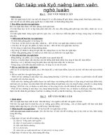 Kỹ năng làm văn nghị luận 