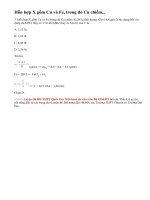 Bài 3 - Trang 167 - SGK Hóa Học 12