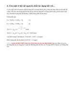 Bài 4 - Trang 165 - SGK Hóa học 12