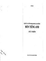 Bộ đề tuyển sinh Đại học và Cao đẳng trắc nghiệm