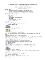 Giáo án mĩ thuật lớp 3 theo chương trình VNEN