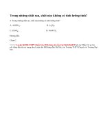 Bài 4 trang 129 sgk hóa học 12