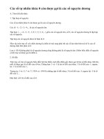 Lý thuyết Tập hợp các số nguyên.