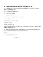 Lý thuyết Tiết 47 giải toán về tỉ số phần trăm (tiếp theo)