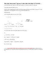 Bài 6 - Trang 7 - SGK Hóa Học 12