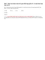 Bài 7 trang 101 sgk hoá học 12