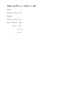 Bài 5 trang 177 sgk toán 5 tiết 171 luyện tập chung