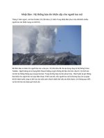 Nhật Bản : Hệ thống báo tin khẩn cấp cho người leo núi