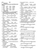 UNIT 16  BT MLH 11  test 2