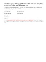 Bài 3 - Trang 7 - SGK Hóa Học 12