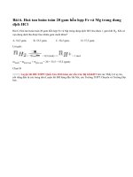 Bài 6 trang 101 sgk hoá học 12