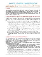 AN TOÀN LAO ĐỘNG TRONG xây DỰNG 